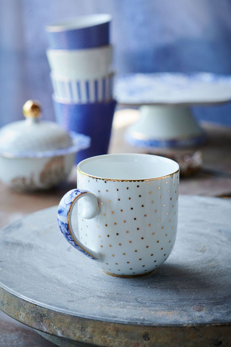 Set Mug White Royal