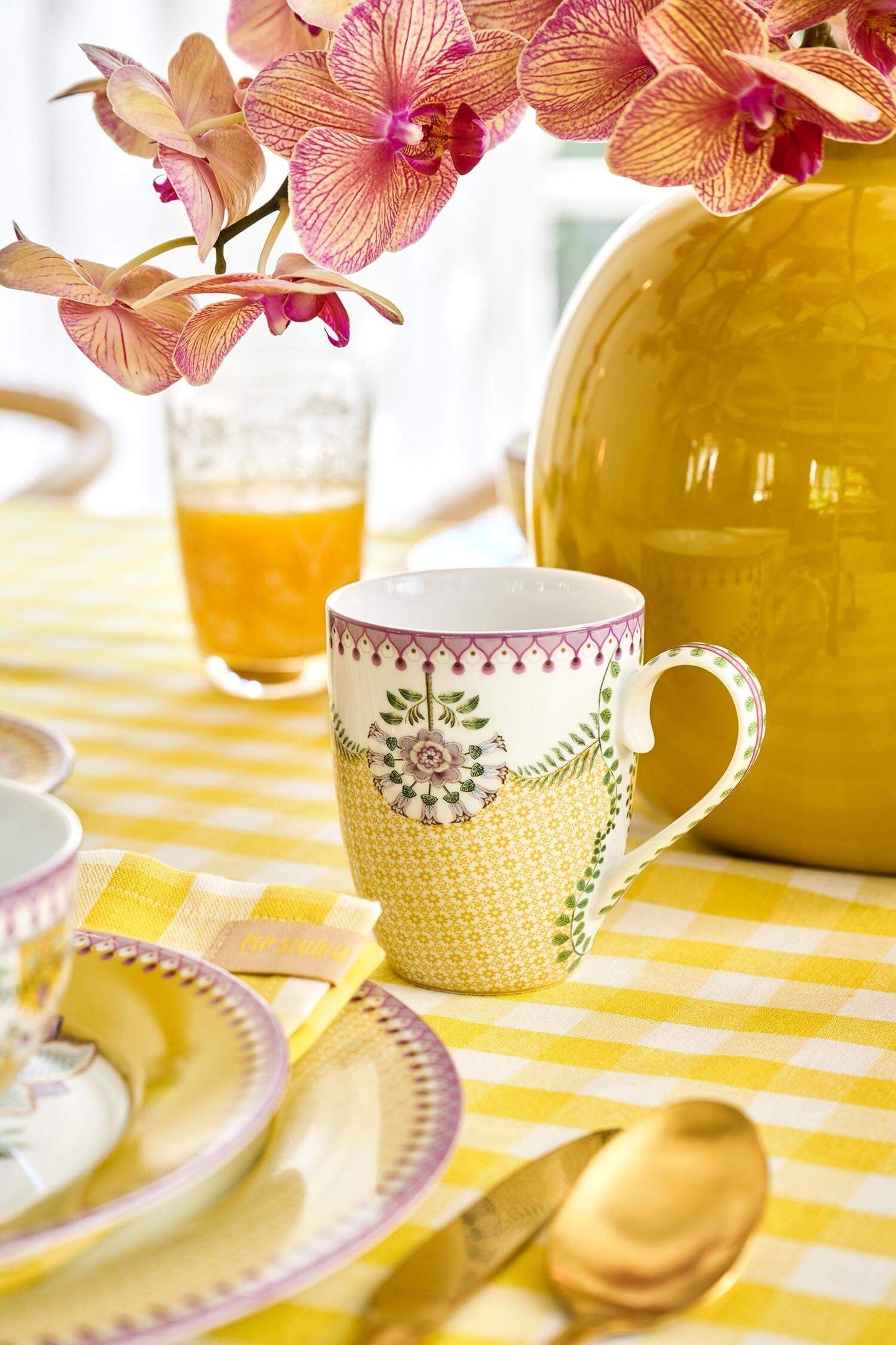 Set Mug Lily & Lotus - Amarillo