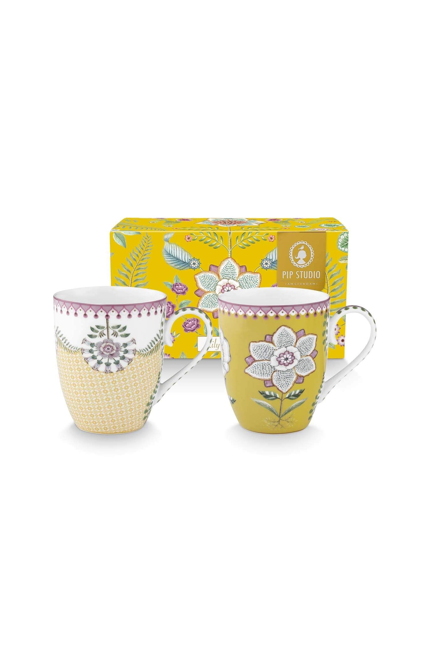 Set Mug Lily & Lotus - Amarillo