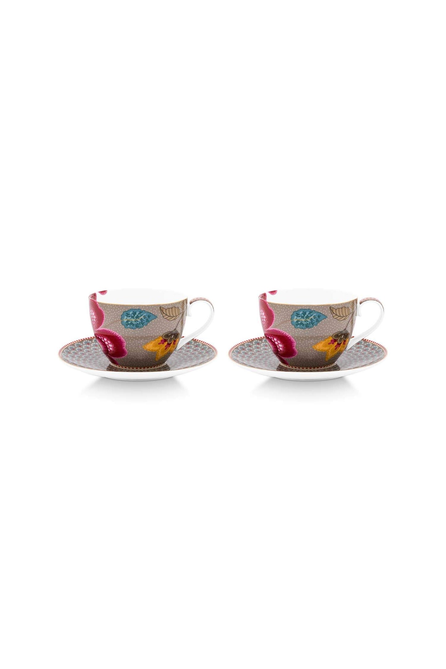 Set Taza + Plato Booming Tales Khaki