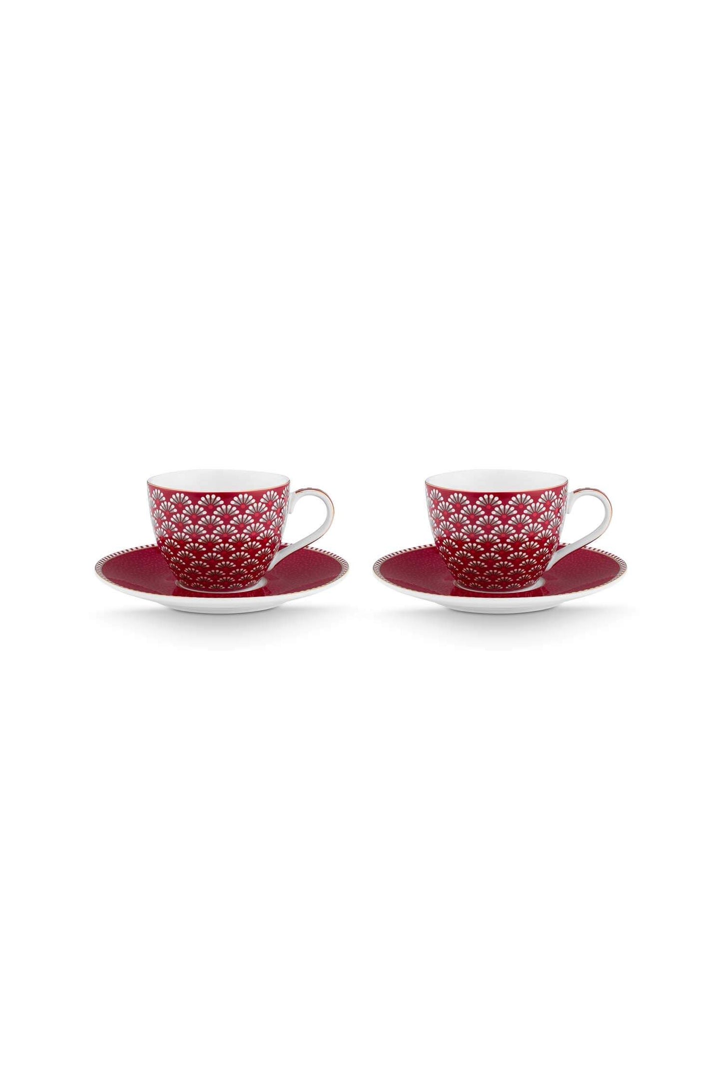 Set Taza + Plato Booming Tales Rojo