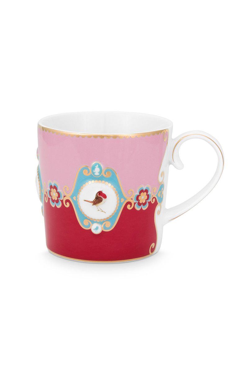 Taza Birds Red-Pink MEDIA
