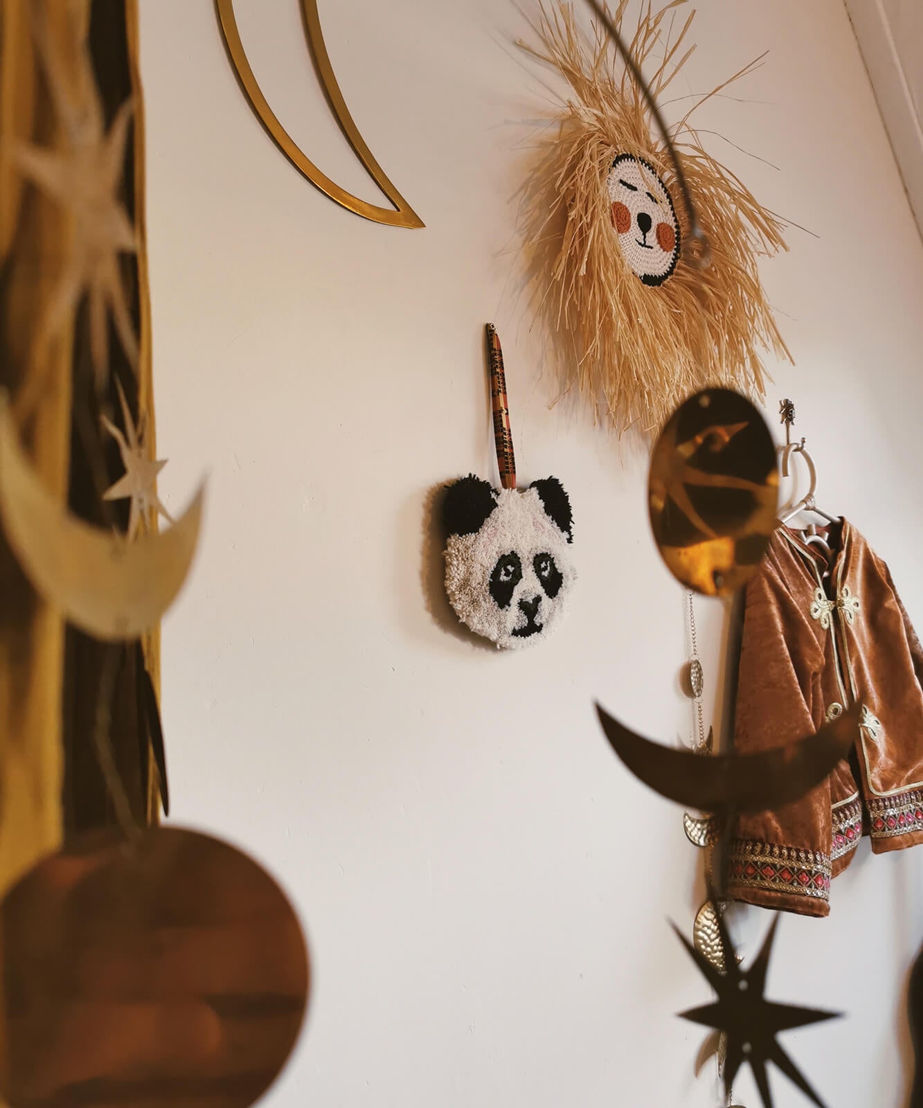 Alfombra  COLGANTE cabeza animales