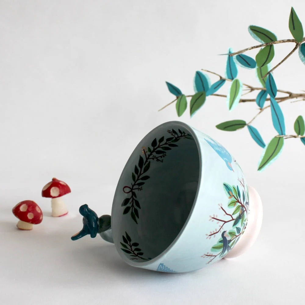 Taza Pájaro posado